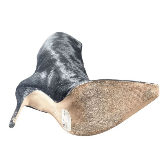 SCHUTZ Maryana Welt Wild Genuine Calf Hair Stiletto Boot SIze 9.5M - Picture 8 of 9